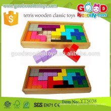 Educational Combination Toy Promotional Kids Wood Toys Tetris Wooden Classic Toys